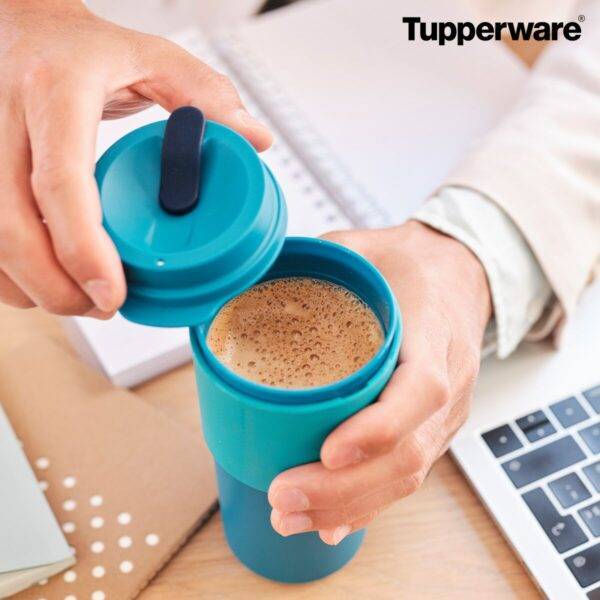 eco koffie cup - turquoise