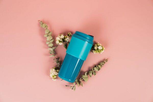 eco+ koffie cup - turquoise