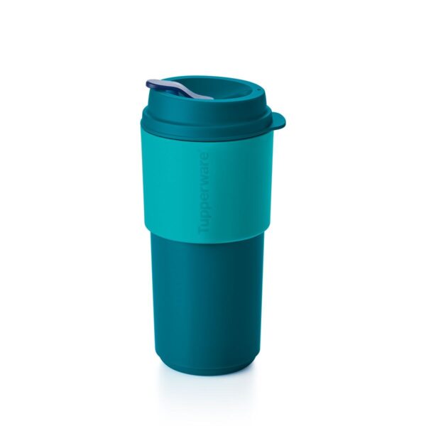 Eco koffie cup 490 ml - turquoise
