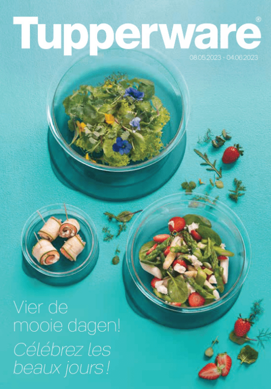 Tupperware catalogus en (oude) maandfolders archief 39 voorkant folder mei voorkant folder mei 2023