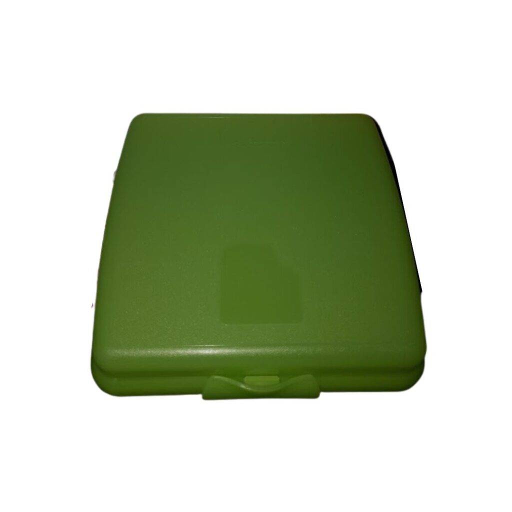 Tupperware Snackie groen - lunchdoos, broodtrommel, sandwichdoos, brooddoos, fruitdoos