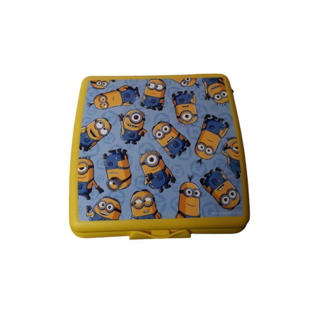 Tupperware Snackie Minion - lunchdoos, broodtrommel, sandwichdoos, brooddoos, fruitdoos