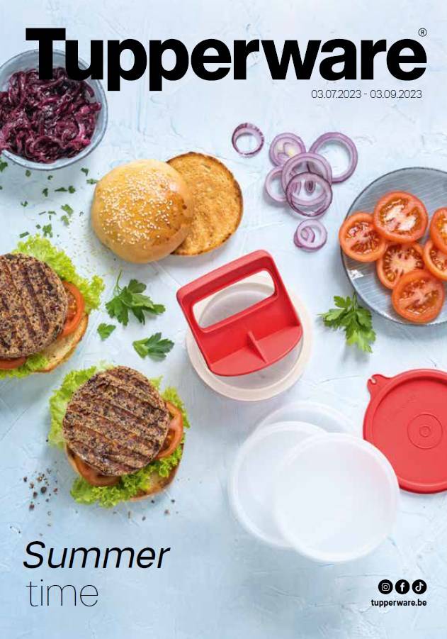 Tupperware catalogus en (oude) maandfolders archief 38 voorkant folder voorkant folder juli augustus 2023