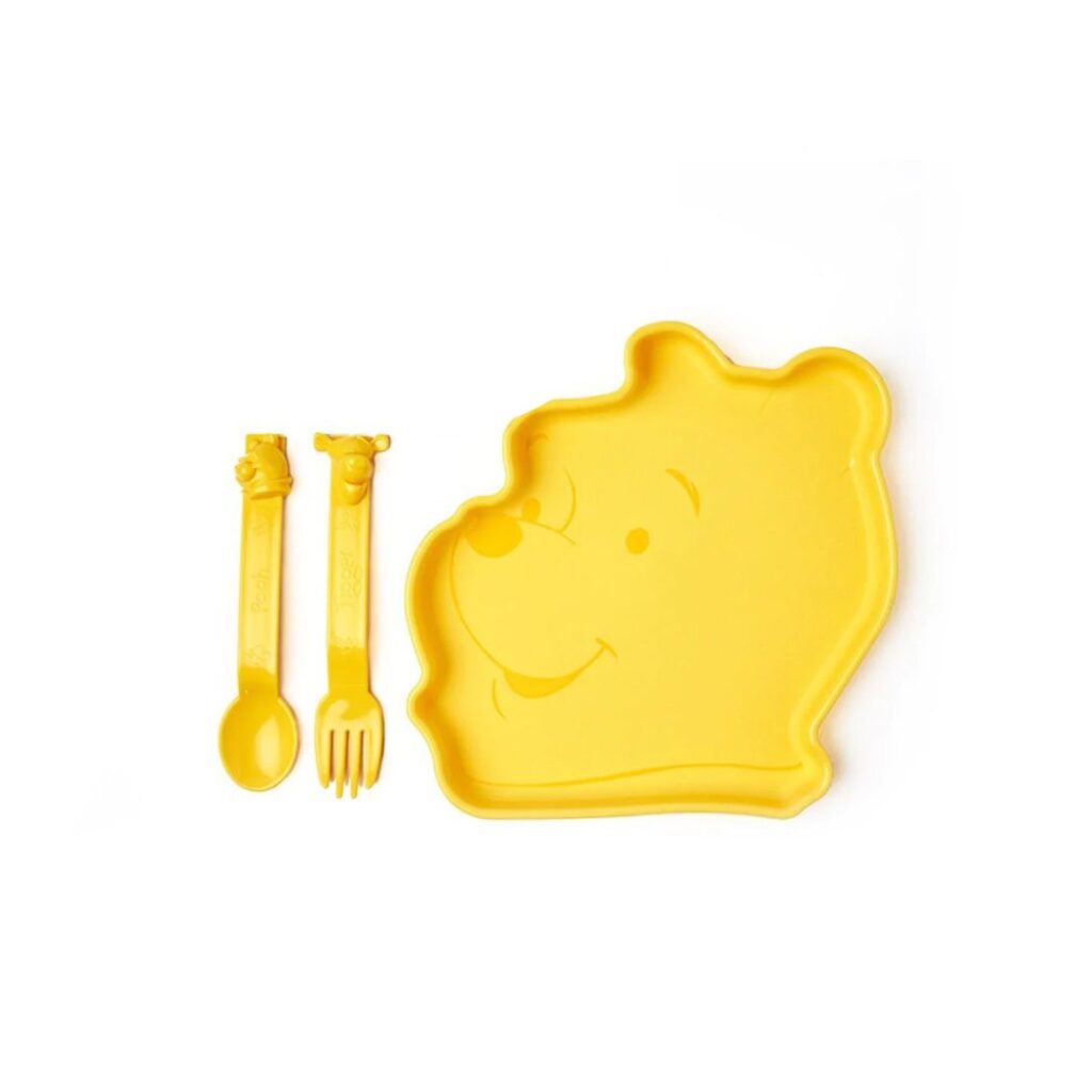 Winnie the Pooh bord en bestek