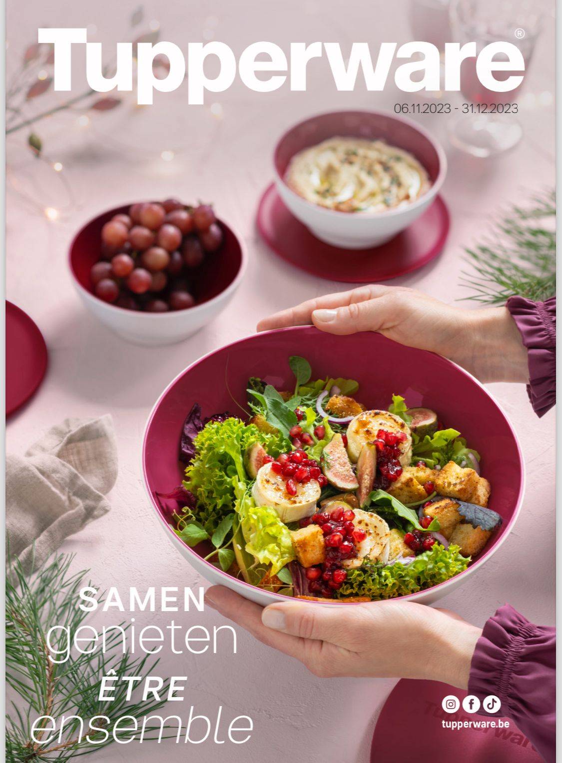 Tupperware catalogus en (oude) maandfolders archief 36 voorkant folder november december 2023 voorkant folder november december 2023