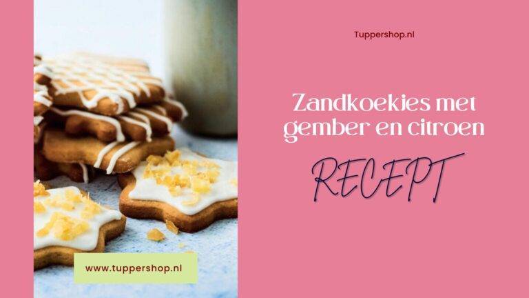 Blogbanner zandkoekjes met gember en citroen - recept