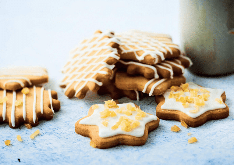 zandkoekjes met gember en citroen