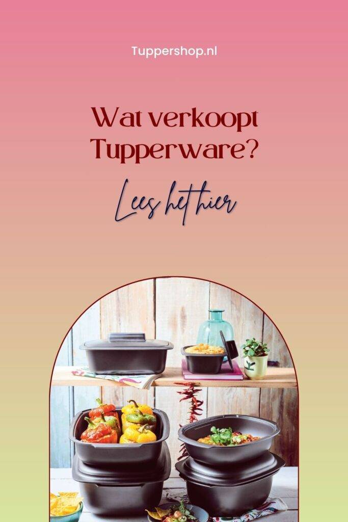 Pinterestpin Wat verkoopt tupperware?