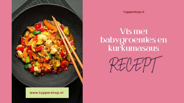 Blogbanner recept Vis met babygroentjes en kurkumasaus