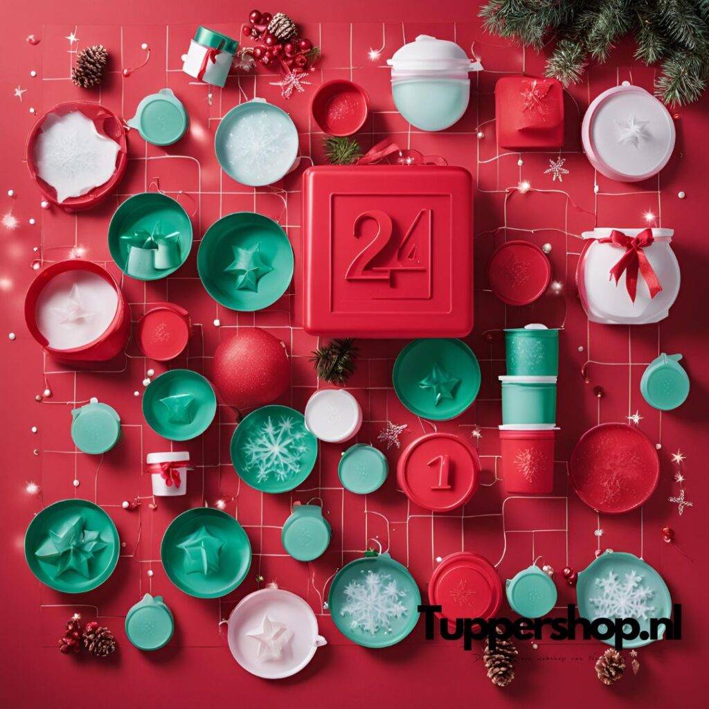 Tupperware adventskalender basis - 24 dagen kennismaken met alle ins & out van Tupperware