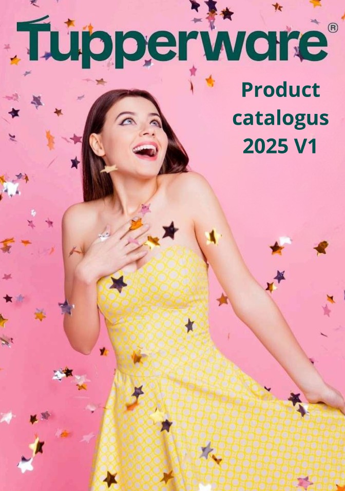 Tupperware catalogus en (oude) maandfolders archief 1 voorkant Tupperware catalogus 2025 voorkant Tupperware catalogus 2025