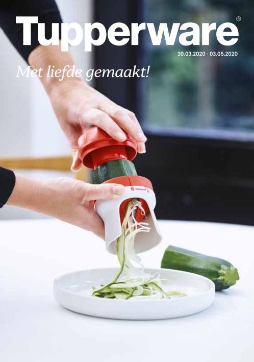 Tupperware catalogus en (oude) maandfolders archief 57 Voorkant folder april 2020 Voorkant folder april 2020