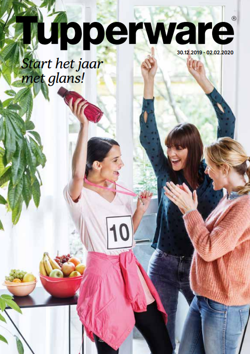 Tupperware catalogus en (oude) maandfolders archief 54 Voorkant folder januari 2020 Voorkant folder januari 2020