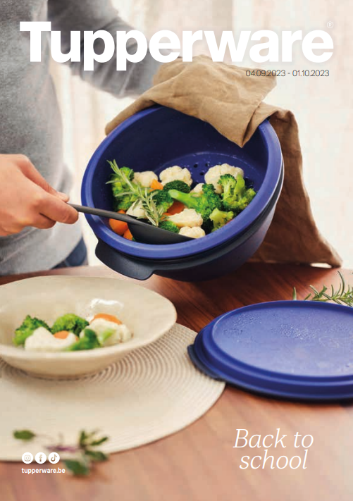 Tupperware catalogus en (oude) maandfolders archief 40 voorkant Maandfolder september 2023 voorkant Maandfolder september 2023