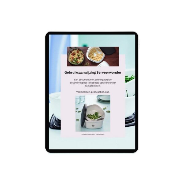 Gebruiksaanwijzing serveerwonder - digitaal bestand