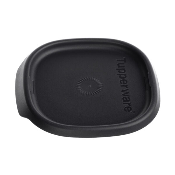 Zwart deksel One touch fresh® vierkant